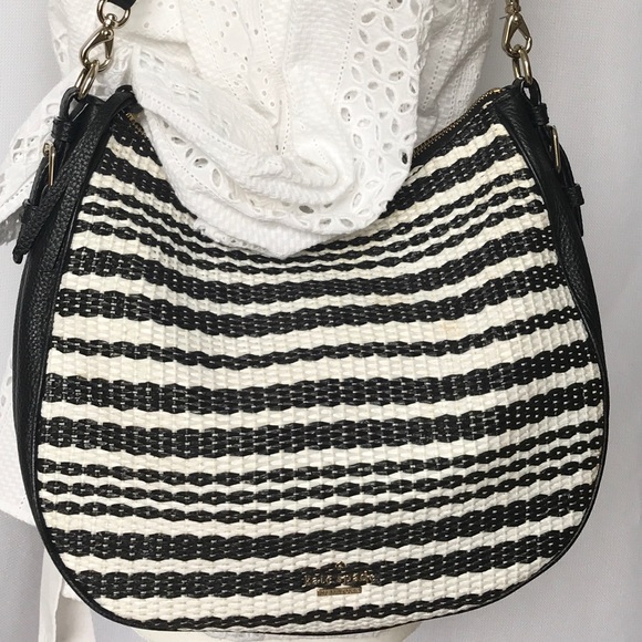 kate spade Cobble Hill Mylie bag in black & white - Picture 4 of 8